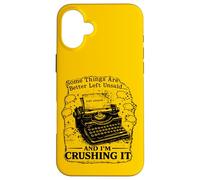 Citation Sarcastique introvertie « Some Things Better Left Unsaid » Coque pour iPhone 16 Plus