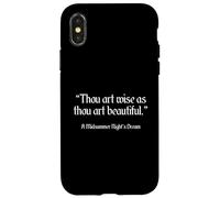 Citation Shakespeare A Midsummer Night's Dream Shakespeare Coque pour iPhone X/XS