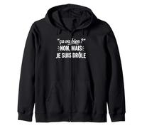 Citation Simple Ça Va Bien Non Humour Je suis Drôle Sweat à Capuche