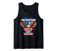 Citation « Sorry If My Patriotism Offends You American Eagle USA » Débardeur