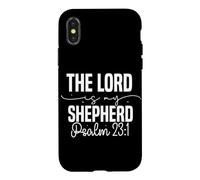 Citation Spirituelle Élevante : Le Seigneur est Mon Berger Coque pour iPhone X/XS