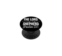 Citation Spirituelle Élevante : Le Seigneur est Mon Berger PopSockets PopGrip Adhésif