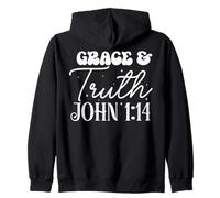 Citation spirituelle motivante Grâce et Vérité Sweat à Capuche