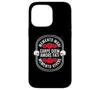 Citation stoïcisme Momento Mori Coque pour iPhone 14 Pro Max