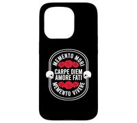 Citation stoïcisme Momento Mori Coque pour iPhone 15 Pro