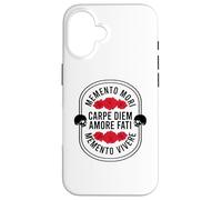 Citation stoïcisme Momento Mori Coque pour iPhone 16