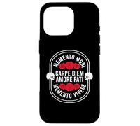 Citation stoïcisme Momento Mori Coque pour iPhone 16 Pro