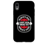 Citation stoïcisme Momento Mori Coque pour iPhone XR