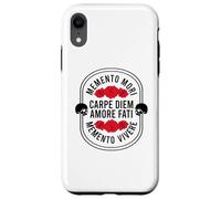 Citation stoïcisme Momento Mori Coque pour iPhone XR