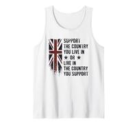Citation « Support The Country You Live in British Pride » Débardeur