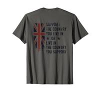Citation « Support The Country You Live in British Pride » T-Shirt