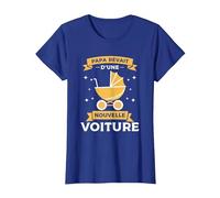 Citation sur l'éducation des Enfants pour Un Nouveau Papa T-Shirt, Femme, Bleu Royal, M