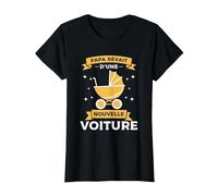 Citation sur l'éducation des Enfants pour Un Nouveau Papa T-Shirt, Femme, Noir, 3XL