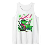 Citation Tendance de l'alligator drôle Plus Tard Débardeur