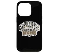 Citation « The Best Carpenters Have Beards Bearded Wood Worker » Coque pour iPhone 13 Pro