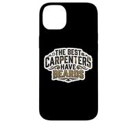 Citation « The Best Carpenters Have Beards Bearded Wood Worker » Coque pour iPhone 14 Plus