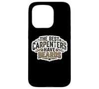 Citation « The Best Carpenters Have Beards Bearded Wood Worker » Coque pour iPhone 15 Pro