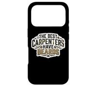 Citation « The Best Carpenters Have Beards Bearded Wood Worker » Coque pour iPhone 17 Pro