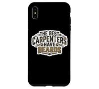 Citation « The Best Carpenters Have Beards Bearded Wood Worker » Coque pour iPhone XS Max