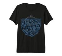 Citation « There is Always More to Discover Curiosity Adventure » T-Shirt Haut de Gamme