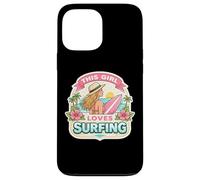 Citation « This Girl Loves Surfing Woman Surf » Coque pour iPhone 13 Pro Max
