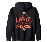 Citation « Though She Be But Little She is Fierce » Sweat à Capuche