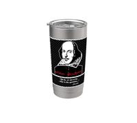 Citation To Be or Not to Be Shakespeare Gobelet isotherme en acier inoxydable double paroi