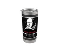 Citation To Be or Not to Be Shakespeare Gobelet isotherme en acier inoxydable double paroi