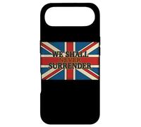 Citation Union Jack We Shall Never Surrender Churchill Coque pour iPhone Air
