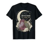 Citation Unique de Couple de Renards « You're Weird I'll Keep You » T-Shirt Graphique avec Valeur