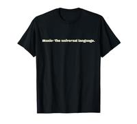 Citation Universelle en Langue Musicale pour Amateur de Cadeau T-Shirt