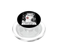 Citation Vintage Pop Art Girl Underestimate Me That'll Be Fun PopSockets PopGrip pour MagSafe