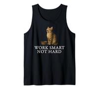 Citation Work Smart Not Hard Cat Food Growth Mindset Pet Mom Débardeur