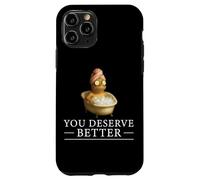 Citation You Deserve Better Wellness Frog Pensée Positive Coque pour iPhone 11 Pro