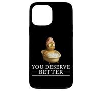 Citation You Deserve Better Wellness Frog Pensée Positive Coque pour iPhone 13 Pro Max