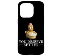 Citation You Deserve Better Wellness Frog Pensée Positive Coque pour iPhone 15 Pro