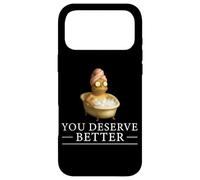 Citation You Deserve Better Wellness Frog Pensée Positive Coque pour iPhone 17 Pro Max