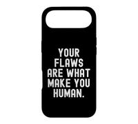 Citation Your Flaws are What Make You Human Mindful Coque pour iPhone Air