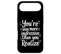Citation « You're More Impressive Than You Realize Positive » Coque pour iPhone Air