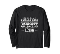 Citations Amusantes de Gym I Would Lose Weight But I Don't Like Losing Manche Longue