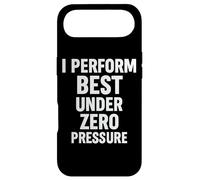 Citations Amusantes « I Perform Best Under Zero Pressure » Coque pour iPhone Air