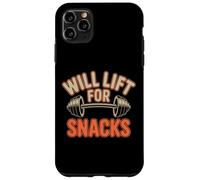 Citations Amusantes pour la Salle de Sport Gym Will Lift for Snacks Gym Coque pour iPhone 11 Pro Max