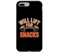 Citations Amusantes pour la Salle de Sport Gym Will Lift for Snacks Gym Coque pour iPhone 7 Plus/8 Plus