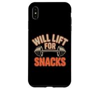 Citations Amusantes pour la Salle de Sport Gym Will Lift for Snacks Gym Coque pour iPhone XS Max