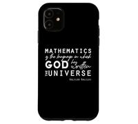 Citations chrétiennes positives Galilée Maths Dieu Univers Cadeaux Coque pour iPhone 11
