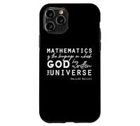 Citations chrétiennes positives Galilée Maths Dieu Univers Cadeaux Coque pour iPhone 11 Pro