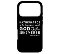 Citations chrétiennes positives Galilée Maths Dieu Univers Cadeaux Coque pour iPhone 17 Pro