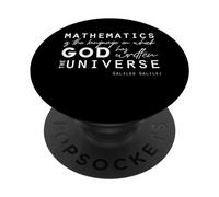 Citations chrétiennes positives Galilée Maths Dieu Univers Cadeaux PopSockets PopGrip Adhésif