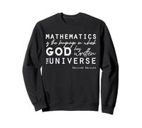 Citations chrétiennes positives Galilée Maths Dieu Univers Cadeaux Sweatshirt