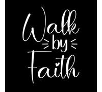 citations chrétiennes Stickers gravés 60.8x81.8cm N'abîme pas le mur Blanc